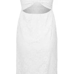 Urban Classics Damen Mini Kleid M. Allover Spitzenbesatz Weiss -Vero Moda Verkaufsgeschäft 15010962 2