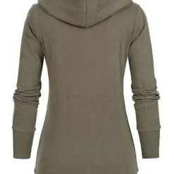 Urban Classics Damen Hoodie Mit überlappender Kapuze Und 2-Pockets Oliv Grün 9 Urban Classics Damen Hoodie Mit überlappender Kapuze Und 2-Pockets Oliv Grün -Vero Moda Verkaufsgeschäft 16081452 3
