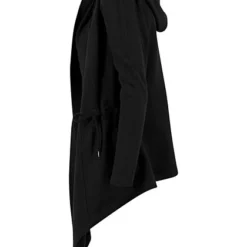 Urban Classics Damen Sweat Cardigan Mit Kapuze Und Bindedetail Schwarz 8 Urban Classics Damen Sweat Cardigan Mit Kapuze Und Bindedetail Schwarz -Vero Moda Verkaufsgeschäft 19010038 2