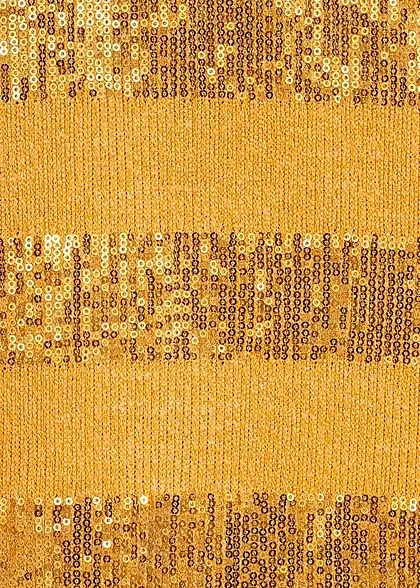 Styleboom Fashion Damen Rollkragen Pullover Pailletten Streifen Senf Gelb 5 Styleboom Fashion Damen Rollkragen Pullover Pailletten Streifen Senf Gelb – Bild 3