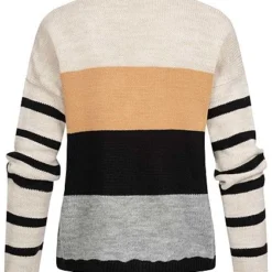 Styleboom Fashion Damen Colorblock Strickjacke Streifen Muster Multicolor 7 Styleboom Fashion Damen Colorblock Strickjacke Streifen Muster Multicolor -Vero Moda Verkaufsgeschäft 20016056 2