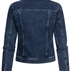 ONLY Damen Jeans Jacke 4-Pockets Knopfleiste Medium Dunkel Blau 7 ONLY Damen Jeans Jacke 4-Pockets Knopfleiste Medium Dunkel Blau -Vero Moda Verkaufsgeschäft 20031401 2