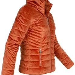 Zabaione Damen Steppjacke Kunstleder Velour Optik 2-Pockets Copper Braun -Vero Moda Verkaufsgeschäft 20073750 2