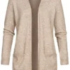 ONLY Damen NOOS Cardigan 2-Pockets Offener Schnitt Beige 2 ONLY Damen NOOS Cardigan 2-Pockets Offener Schnitt Beige -Vero Moda Verkaufsgeschäft 20083894