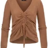 Styleboom Fashion Damen V-Neck Soft Touch Pullover Schnürung Vorne Camel Braun 1 Styleboom Fashion Damen V-Neck Soft Touch Pullover Schnürung Vorne Camel Braun -Vero Moda Verkaufsgeschäft 20086386
