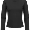 Sublevel Damen Ribbed Frill Longsleeve Pullover High-Neck Schwarz 2 Sublevel Damen Ribbed Frill Longsleeve Pullover High-Neck Schwarz -Vero Moda Verkaufsgeschäft 20094195