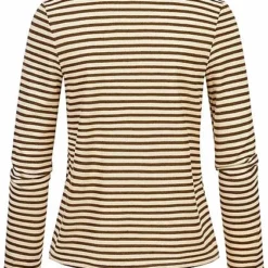 ONLY Damen Longsleeve Pullover Lurex Streifen Muster Glitzer Rocky Road Braun 6 ONLY Damen Longsleeve Pullover Lurex Streifen Muster Glitzer Rocky Road Braun -Vero Moda Verkaufsgeschäft 20094376 1