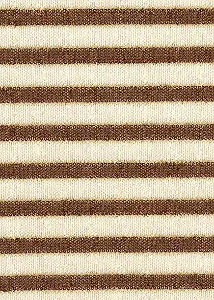 ONLY Damen Longsleeve Pullover Lurex Streifen Muster Glitzer Rocky Road Braun 5 ONLY Damen Longsleeve Pullover Lurex Streifen Muster Glitzer Rocky Road Braun – Bild 3