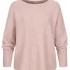 ONLY Damen NOOS Oversized Strickpullover Bootausschnitt Woodrose Rosa Melange 2 ONLY Damen NOOS Oversized Strickpullover Bootausschnitt Woodrose Rosa Melange -Vero Moda Verkaufsgeschäft 20094469