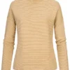 Tom Tailor Damen High-Neck Ottoman Struktur Sweater Strickpullover Warm Sand Mel. 1 Tom Tailor Damen High-Neck Ottoman Struktur Sweater Strickpullover Warm Sand Mel. -Vero Moda Verkaufsgeschäft 20094518