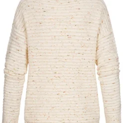 Tom Tailor Damen High-Neck Struktur Strickpullover Neps Optik Soft Creme Beige -Vero Moda Verkaufsgeschäft 20104619 2