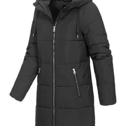 ONLY Damen Langer Winter Puffermantel Steppjacke Kapuze 2-Pockets Schwarz 9 ONLY Damen Langer Winter Puffermantel Steppjacke Kapuze 2-Pockets Schwarz -Vero Moda Verkaufsgeschäft 20104858 2