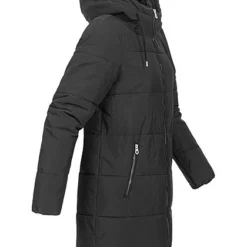 ONLY Damen Langer Winter Puffermantel Steppjacke Kapuze 2-Pockets Schwarz 10 ONLY Damen Langer Winter Puffermantel Steppjacke Kapuze 2-Pockets Schwarz -Vero Moda Verkaufsgeschäft 20104858 3