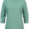 Tom Tailor Damen 3/4 Arm Ribbed High-Neck Longsleeve Pullover Salvia Grün 2 Tom Tailor Damen 3/4 Arm Ribbed High-Neck Longsleeve Pullover Salvia Grün -Vero Moda Verkaufsgeschäft 20110145