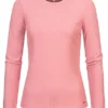 Tom Tailor Damen Ribbed Frill Longsleeve Cozy Rosa 2 Tom Tailor Damen Ribbed Frill Longsleeve Cozy Rosa -Vero Moda Verkaufsgeschäft 21010021