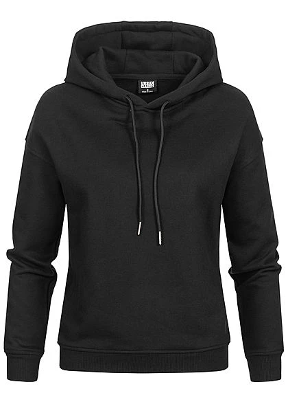Urban Classics Damen Basic Hoodie Mit Kapuze Schwarz 3 Urban Classics Damen Basic Hoodie Mit Kapuze Schwarz