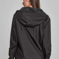 Urban Classics Damen Pull Over Jacke Windbreaker Kapuze Deko Tasche Vorne Schwarz 9 Urban Classics Damen Pull Over Jacke Windbreaker Kapuze Deko Tasche Vorne Schwarz -Vero Moda Verkaufsgeschäft 21010054 3