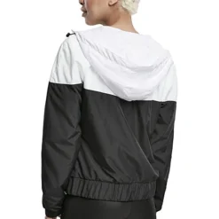 Urban Classics Damen Pull Over Jacke Windbreaker Arrow Print Weiss Schwarz -Vero Moda Verkaufsgeschäft 21010094 3