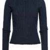ONLY Damen Ribbed Frill Longsleeve Night Sky Navy Blau 2 ONLY Damen Ribbed Frill Longsleeve Night Sky Navy Blau -Vero Moda Verkaufsgeschäft 21010191
