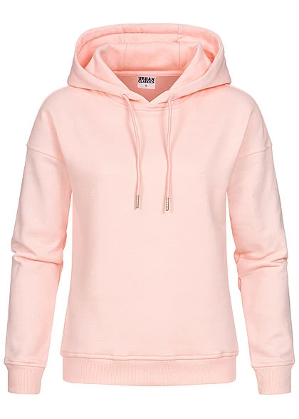 Urban Classics Damen Basic Hoodie Mit Kapuze Pink 4 Urban Classics Damen Basic Hoodie Mit Kapuze Pink – Bild 2