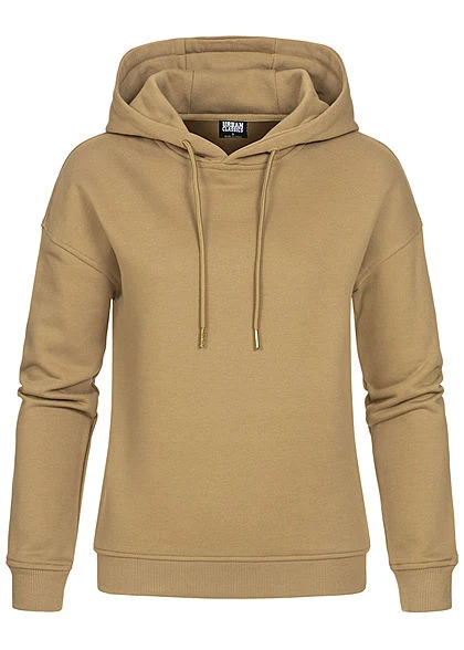 Urban Classics Damen Basic Hoodie Mit Kapuze Warm Sand 3 Urban Classics Damen Basic Hoodie Mit Kapuze Warm Sand