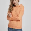 Urban Classics Damen Basic Hoodie Mit Kapuze Papaya Orange