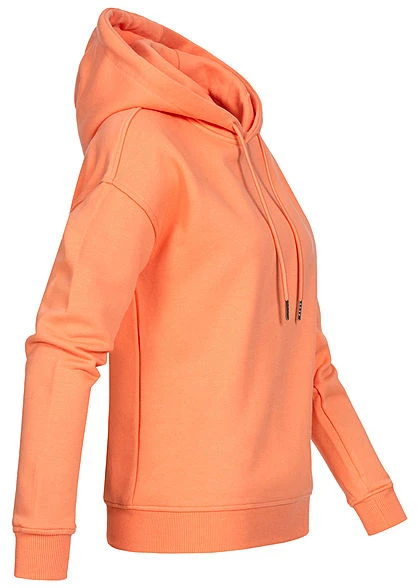 Urban Classics Damen Basic Hoodie Mit Kapuze Papaya Orange 6 Urban Classics Damen Basic Hoodie Mit Kapuze Papaya Orange – Bild 4