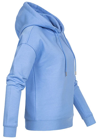 Urban Classics Damen Basic Hoodie Mit Kapuze Clearwater Blau 4 Urban Classics Damen Basic Hoodie Mit Kapuze Clearwater Blau – Bild 2