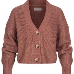 ONLY Damen NOOS V-Neck1 Strickcardigan Mit Knopfleiste Nostalgia Dunkel Rose Lila 10 ONLY Damen NOOS V-Neck1 Strickcardigan Mit Knopfleiste Nostalgia Dunkel Rose Lila -Vero Moda Verkaufsgeschäft 21010245 3