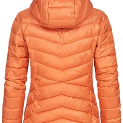 Tom Tailor Damen Leichte Steppjacke Mit Kapuze 2-Pocket Style Dull Coral Orange -Vero Moda Verkaufsgeschäft 21020544 2