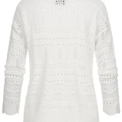 Styleboom Fashion Damen Kurzer Grobstrick Cardigan Lochmuster Weiss 5 Styleboom Fashion Damen Kurzer Grobstrick Cardigan Lochmuster Weiss -Vero Moda Verkaufsgeschäft 21026521 1