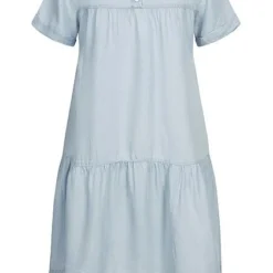 Stitch & Soul Damen Midi Puffer Kleid Knopfleiste Hinten Hell Blau Denim 7 Stitch & Soul Damen Midi Puffer Kleid Knopfleiste Hinten Hell Blau Denim -Vero Moda Verkaufsgeschäft 21030967 2