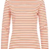 Tom Tailor Damen Longsleeve Streifen Muster Coral Orange Weiss 1 Tom Tailor Damen Longsleeve Streifen Muster Coral Orange Weiss -Vero Moda Verkaufsgeschäft 21041577