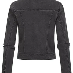 Seventyseven Lifestyle Damen Kurze Jeans Jacke Knopfleiste 4-Pockets Dunkel Grau Denim 7 Seventyseven Lifestyle Damen Kurze Jeans Jacke Knopfleiste 4-Pockets Dunkel Grau Denim -Vero Moda Verkaufsgeschäft 21048206 2
