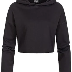 Urban Classics Damen Oversized Cropped Hoodie Schwarz 7 Urban Classics Damen Oversized Cropped Hoodie Schwarz -Vero Moda Verkaufsgeschäft 21052379 2