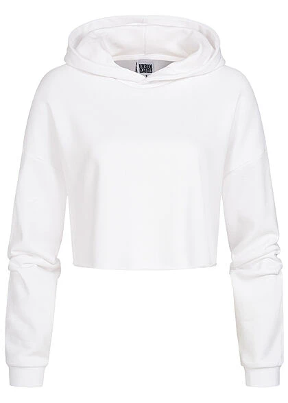Urban Classics Damen Oversized Cropped Hoodie Weiss 3 Urban Classics Damen Oversized Cropped Hoodie Weiss