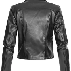 JACQUELINE DE YONG JDY By ONLY Damen NOOS Kurze Kunstleder Jacke Mit Asymmetrischen Zipper Schwarz 9 JACQUELINE DE YONG JDY By ONLY Damen NOOS Kurze Kunstleder Jacke Mit Asymmetrischen Zipper Schwarz -Vero Moda Verkaufsgeschäft 21073362 3