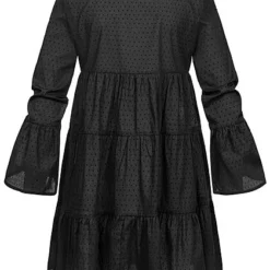 ONLY Damen V-Neck Tunica Stufenkleid Mit Pufferärmeln Punkte Muster Schwarz 7 ONLY Damen V-Neck Tunica Stufenkleid Mit Pufferärmeln Punkte Muster Schwarz -Vero Moda Verkaufsgeschäft 21073379 2