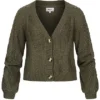 ONLY Damen NOOS V-Neck Struktur Strickcardigan Mit Knopfleiste Kalamata Oliv 2 ONLY Damen NOOS V-Neck Struktur Strickcardigan Mit Knopfleiste Kalamata Oliv -Vero Moda Verkaufsgeschäft 21083608