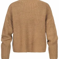 Urban Classics Damen Oversized Grobstrickpullover Sweater Vokuhila Taupe Grau Braun -Vero Moda Verkaufsgeschäft 21090060 2