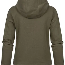 Urban Classics Damen Basic Organic Hoodie Kapuze Rippblenden Oliv Grün -Vero Moda Verkaufsgeschäft 21090077 2