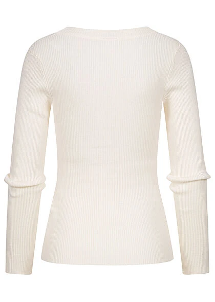 Urban Classics Damen Ribbed Longsleeve Pullover Mit Weitem Ausschnitt Whitesand Beige 4 Urban Classics Damen Ribbed Longsleeve Pullover Mit Weitem Ausschnitt Whitesand Beige – Bild 2