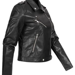 Noisy May Damen NOOS Biker Jacke In Lederoptik 2-Pockets Mit Zipper Schwarz 8 Noisy May Damen NOOS Biker Jacke In Lederoptik 2-Pockets Mit Zipper Schwarz -Vero Moda Verkaufsgeschäft 21092075 2