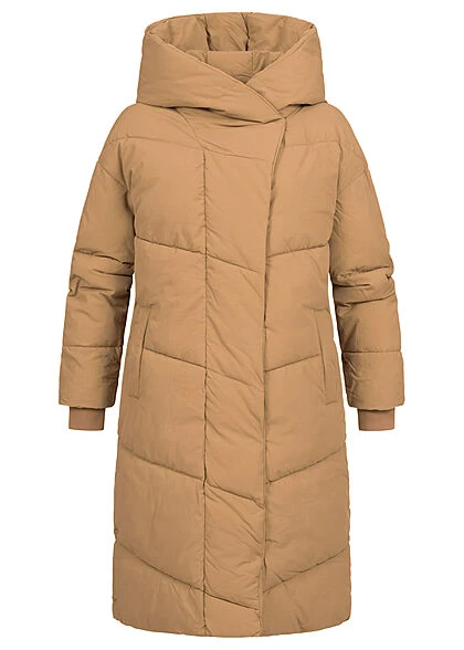 Noisy May Damen NOOS Jacke Pufferjacke Mit Kapuze 2-Pockets Tigers Eye Braun 4 Noisy May Damen NOOS Jacke Pufferjacke Mit Kapuze 2-Pockets Tigers Eye Braun – Bild 2