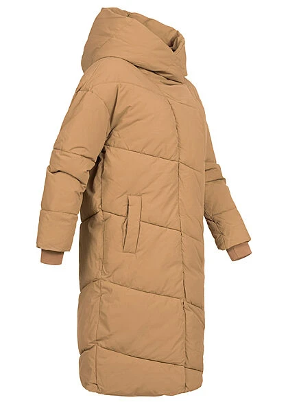 Noisy May Damen NOOS Jacke Pufferjacke Mit Kapuze 2-Pockets Tigers Eye Braun 5 Noisy May Damen NOOS Jacke Pufferjacke Mit Kapuze 2-Pockets Tigers Eye Braun – Bild 3