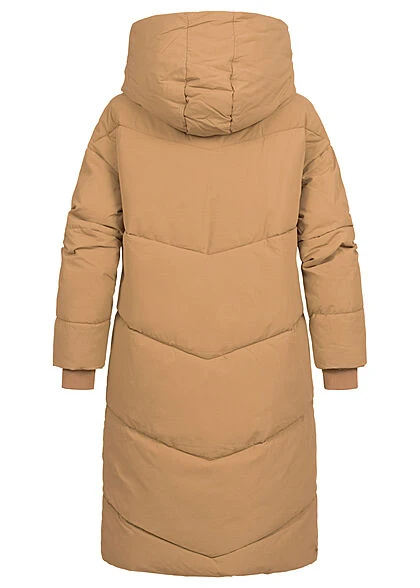 Noisy May Damen NOOS Jacke Pufferjacke Mit Kapuze 2-Pockets Tigers Eye Braun 6 Noisy May Damen NOOS Jacke Pufferjacke Mit Kapuze 2-Pockets Tigers Eye Braun – Bild 4