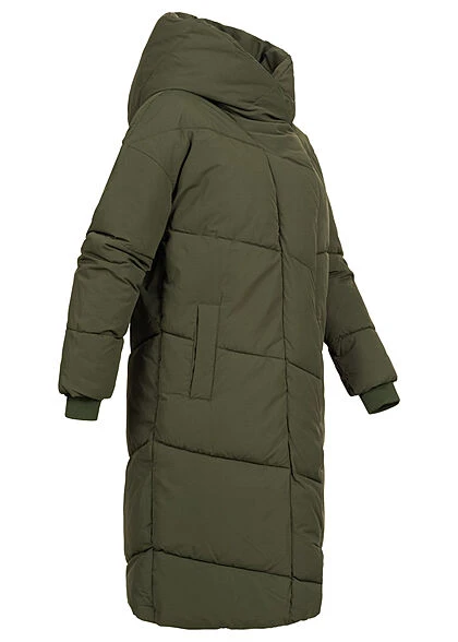 Noisy May Damen NOOS Jacke Pufferjacke Mit Kapuze 2-Pockets Rosin Dunkel Grün 5 Noisy May Damen NOOS Jacke Pufferjacke Mit Kapuze 2-Pockets Rosin Dunkel Grün – Bild 3