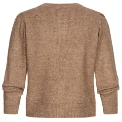 ONLY Damen V-Neck Strickcardigan Mit Knopfleiste & Puffärmel Toasted Coconut 5 ONLY Damen V-Neck Strickcardigan Mit Knopfleiste & Puffärmel Toasted Coconut -Vero Moda Verkaufsgeschäft 21093172 1