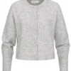 ONLY Damen Ribbed Cardigan Strickjacke Knopfleiste Hell Grau Melange 1 ONLY Damen Ribbed Cardigan Strickjacke Knopfleiste Hell Grau Melange -Vero Moda Verkaufsgeschäft 21093254