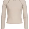 JACQUELINE DE YONG JDY By ONLY Damen Kurzer Longsleeve Pullover Knöpfe Seitlich Lining Silber 2 JACQUELINE DE YONG JDY By ONLY Damen Kurzer Longsleeve Pullover Knöpfe Seitlich Lining Silber -Vero Moda Verkaufsgeschäft 21101171